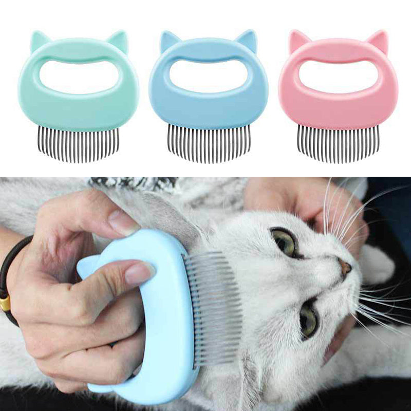 Pet Hair Removal Massaging Shell Comb