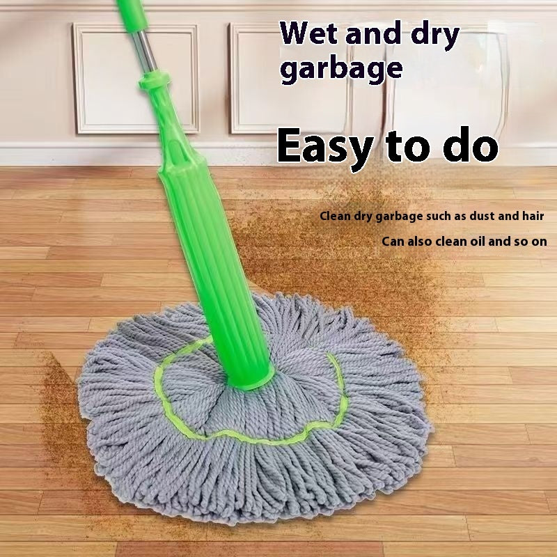 Hand Wash Free Self Twisting Rotating Mop For Both Dry And Wet Use