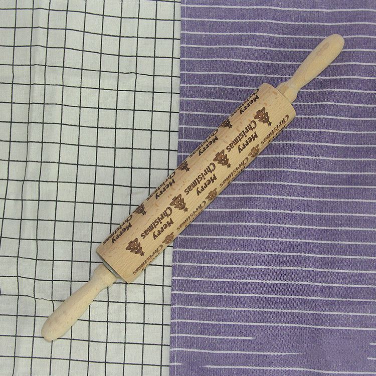 roller printed cookie dough stick