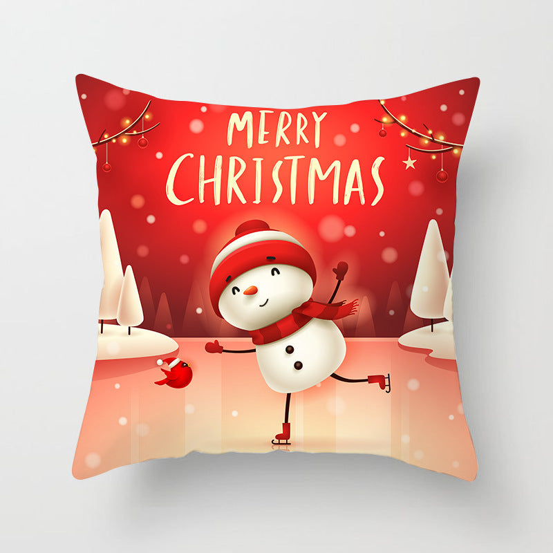 Santa snowman pillowcase