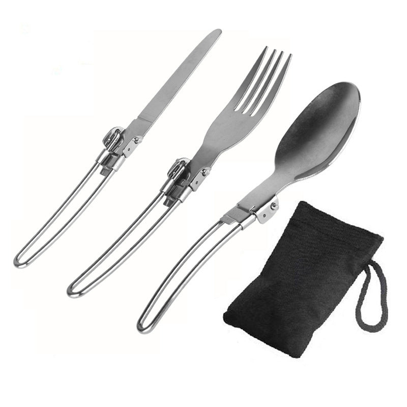 Stainless Steel Outdoor Camping Picnic Tableware