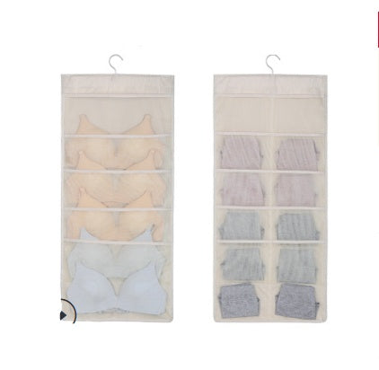 Creative And Simple Non-woven Double-sided Hanging Bag Storage