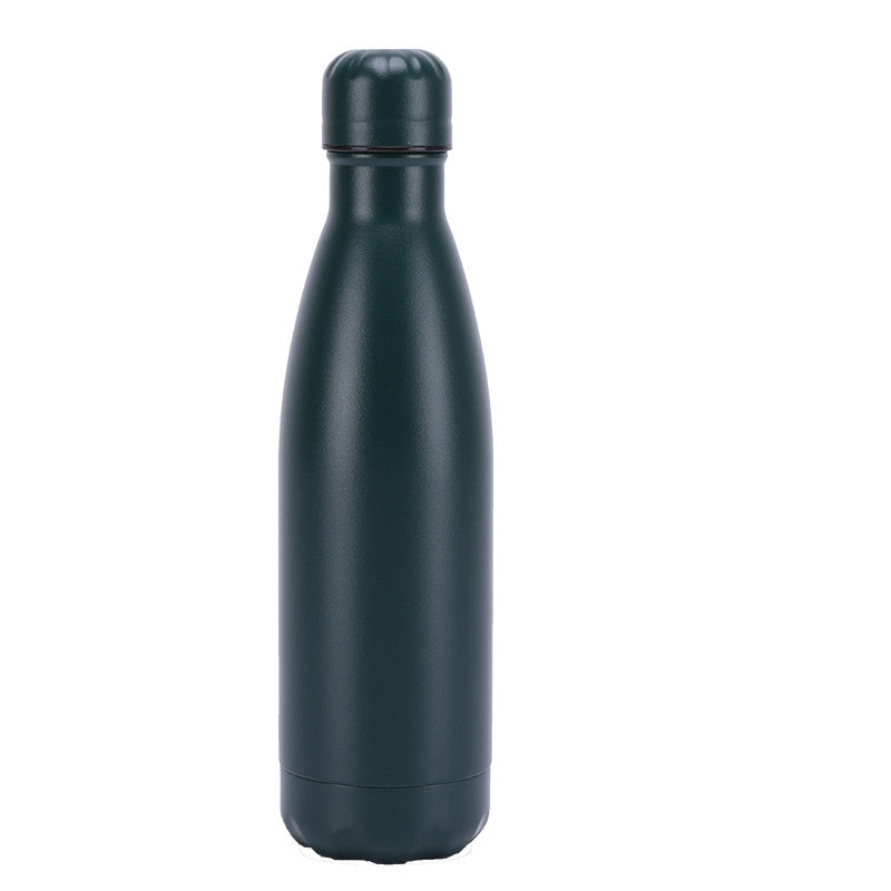 Insulated Stainless Steel Water Bottle Mug Rubber Painted Surface Vacuum Flask Coffee Cup Bottle