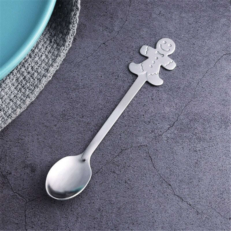 Cartoon spoon Christmas spoon gift cutlery set