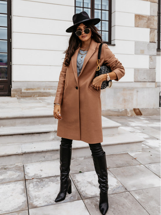 Winter wool coat