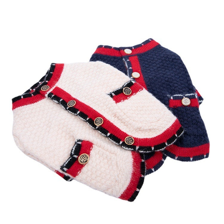 Classic Style Style Bejirog Sweater Cardigan Pet Clothes