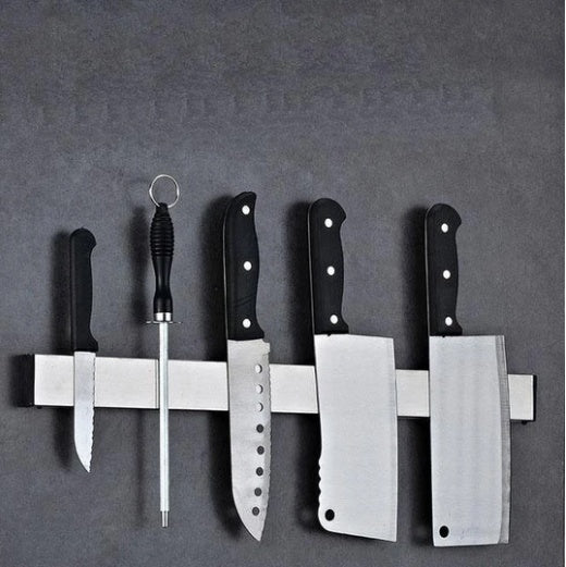 Stainless steel magnetic knife holder