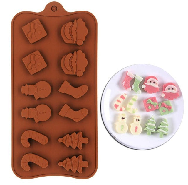 Silicone Chocolate Mold 29 Shapes Chocolate Baking Tools Non-stick Silicone Cake Mold