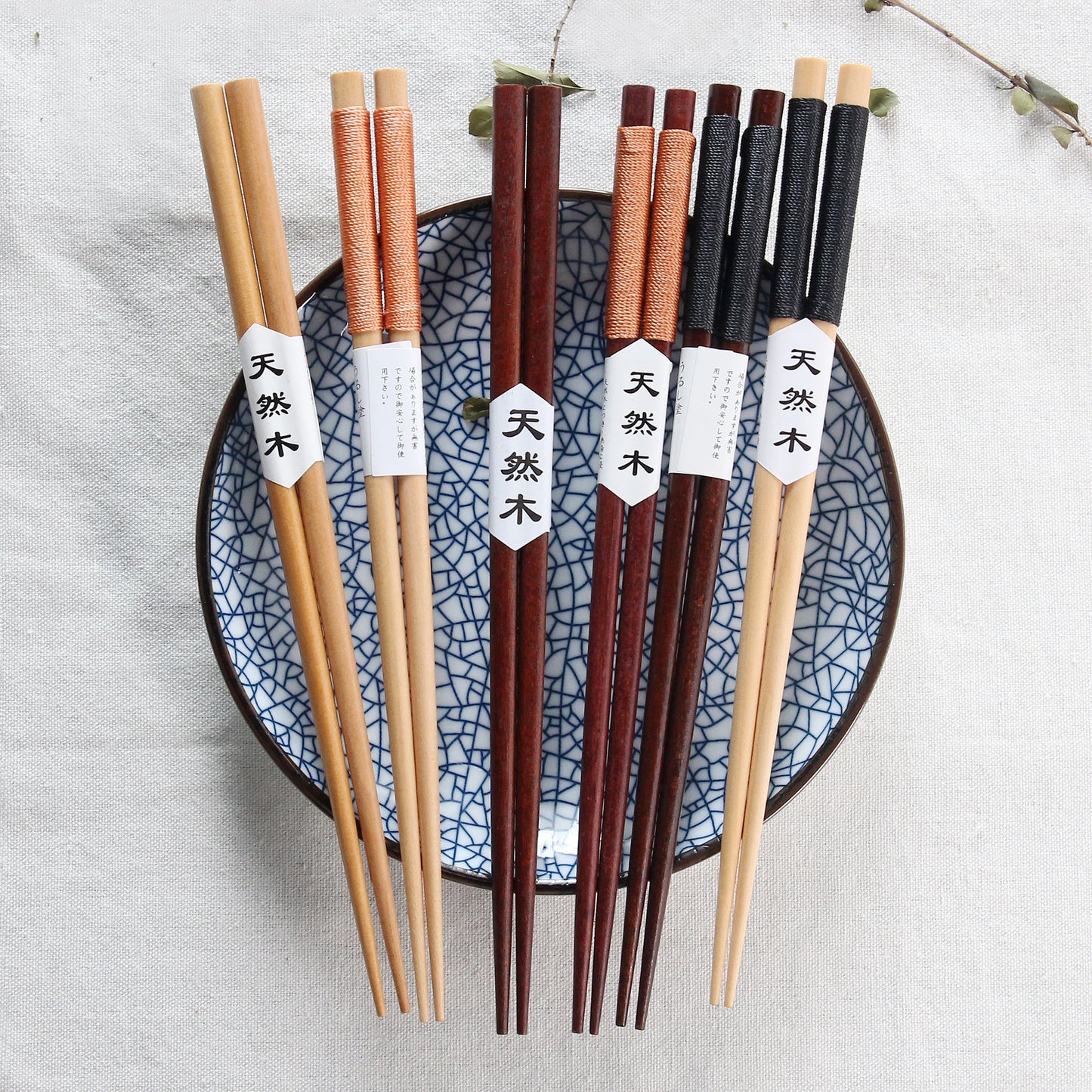 Natural wood chopsticks