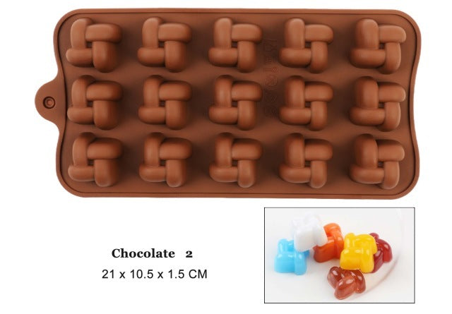 Silicone Chocolate Mold 29 Shapes Chocolate Baking Tools Non-stick Silicone Cake Mold