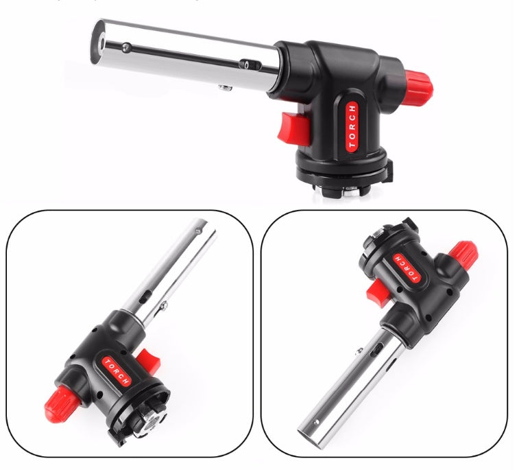 Gas Cassette Fire Gun Outdoor Picnic BBQ Cassette Stove Gun