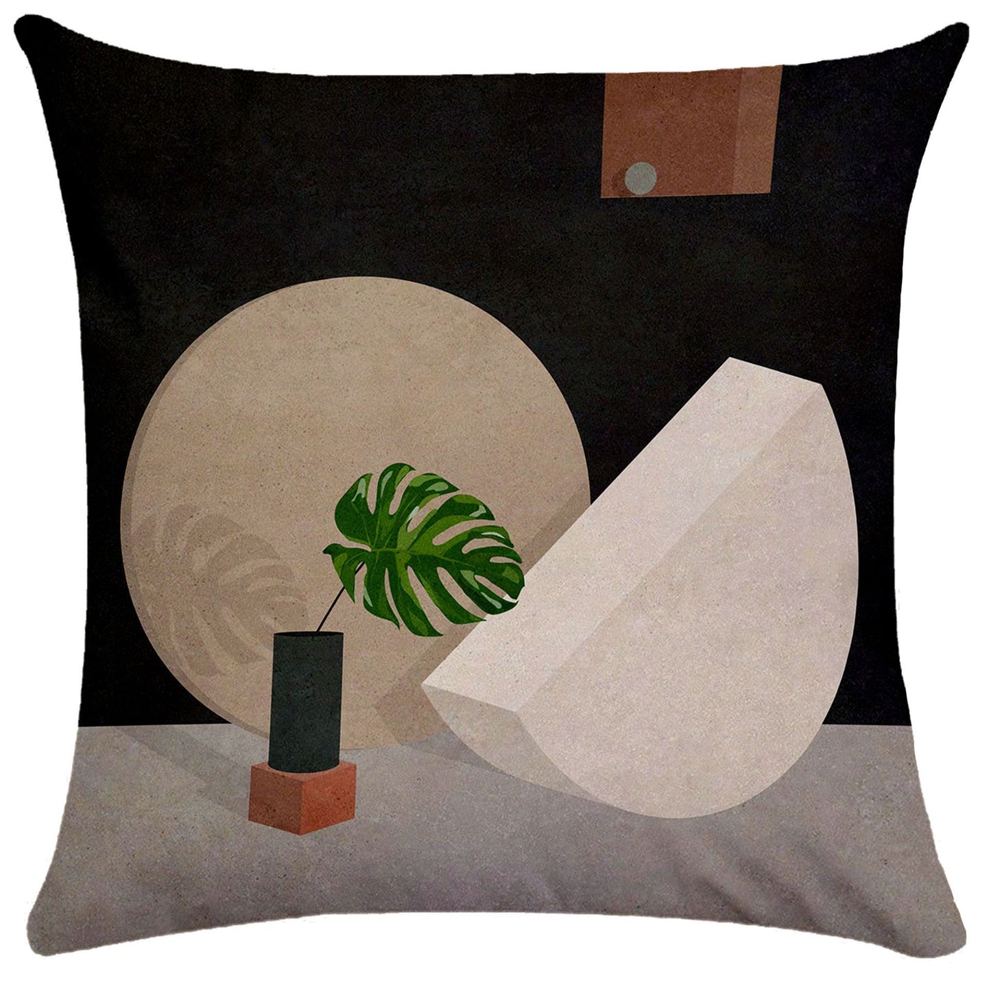 Geometric building pillowcase