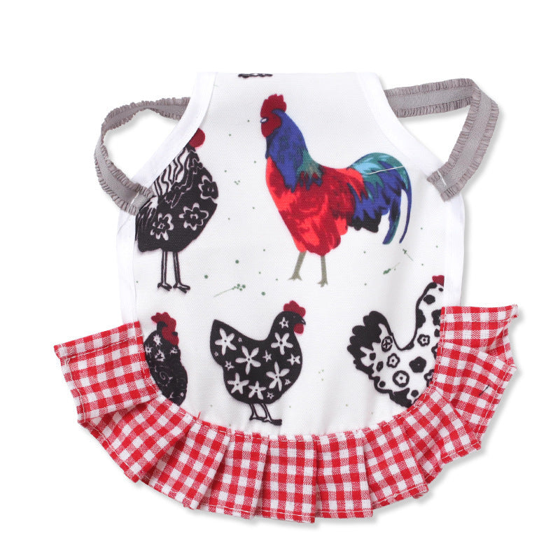 Apron Feather Protection Retainer Back Protector Chicken Saddle Apron Double