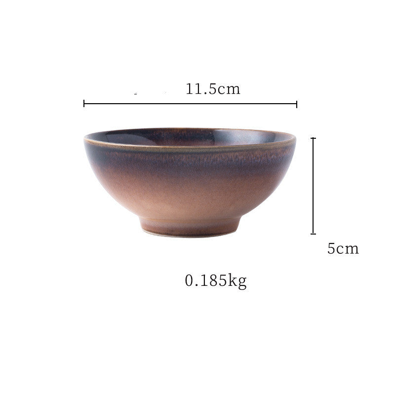 Japanese ceramic tableware household rice bowl