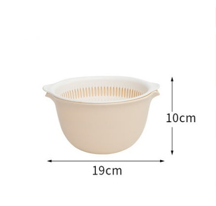 Double sink dish drain basket kitchen panning wash fruit basket