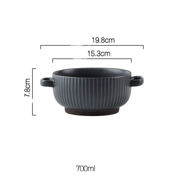 Wind Simple Bowl And Plate Combination Tableware And Tableware