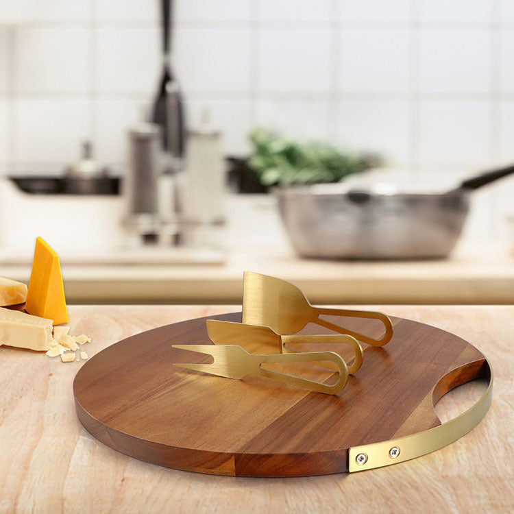 4-piece Cheese Knife And Cheese Board Set