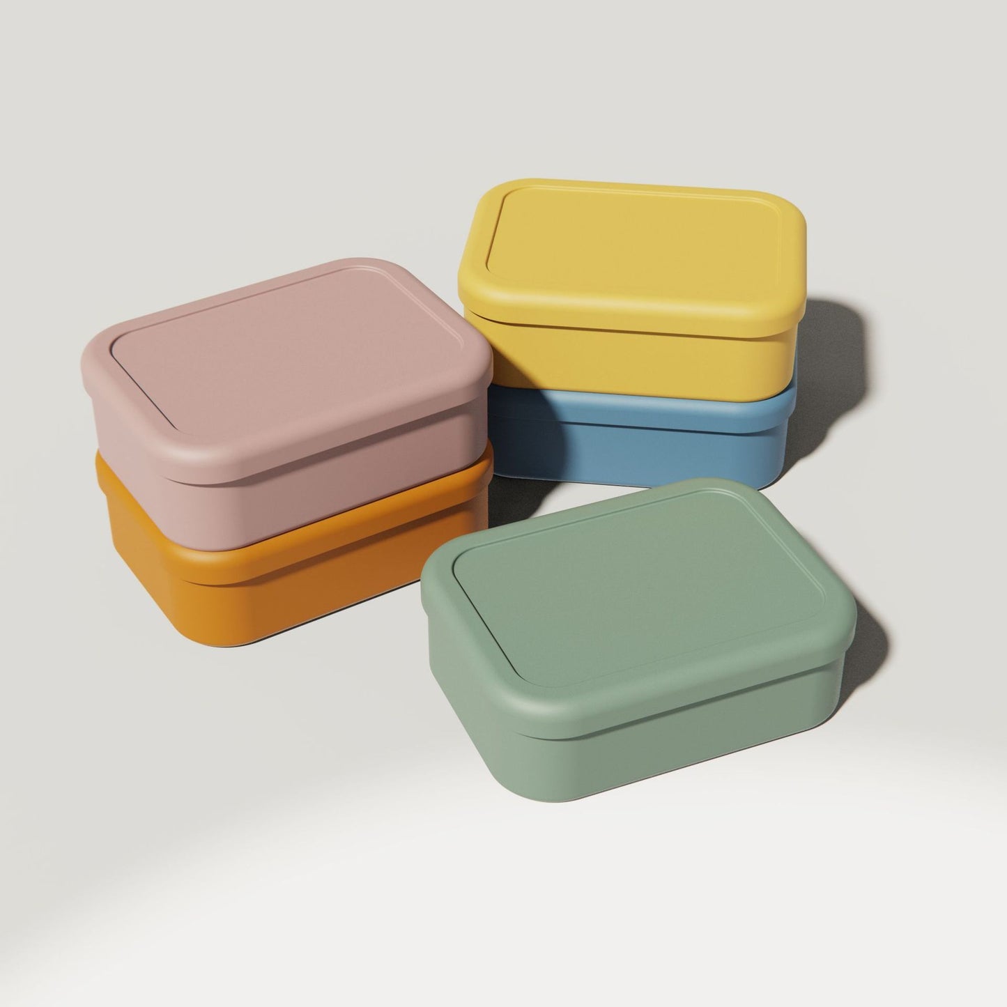 Compartment Silicone Sealed Portable Lunch Box Microwave Heatable