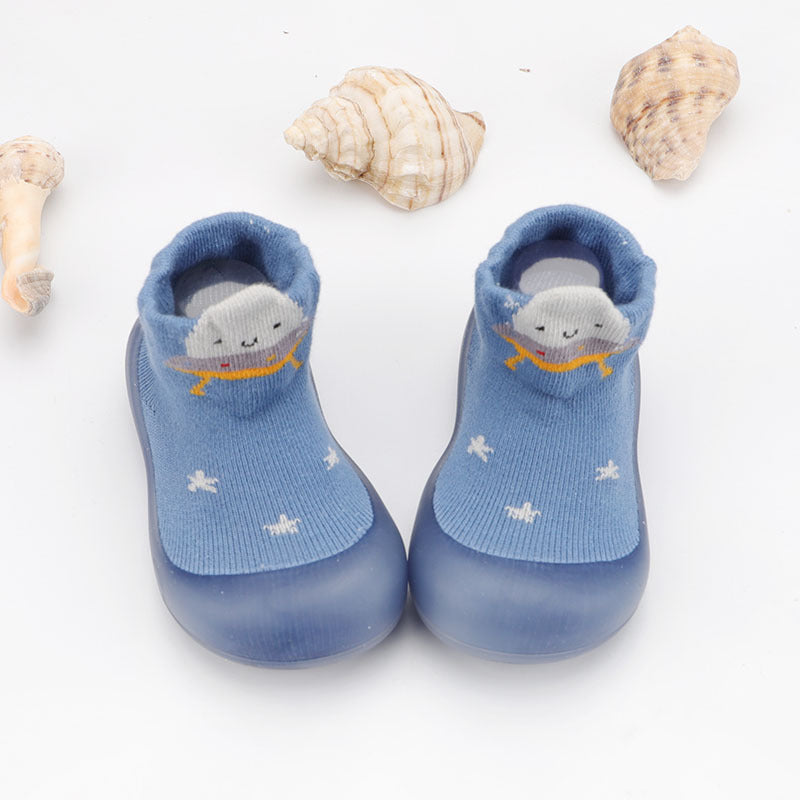 Children's Toddler Step Soft Bottom Non-slip Cartoon Cotton Baby Shoes