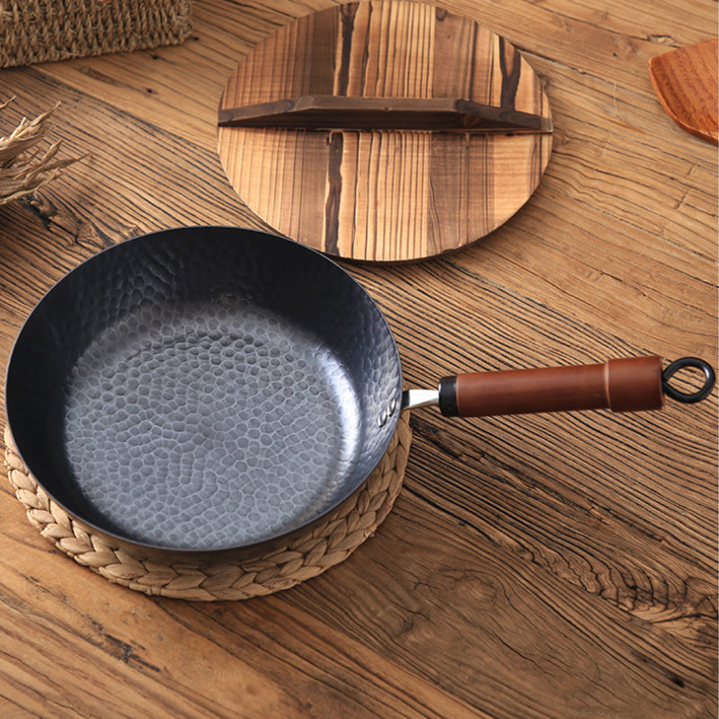 Non-stick Pan Uncoated General Purpose Flat-bottomed Wok