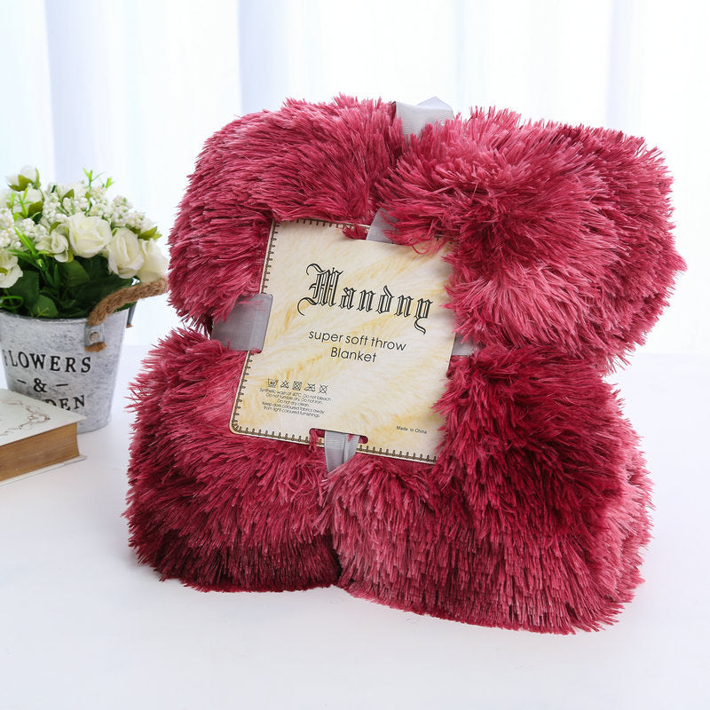 Plush Blanket Double-layer Blanket Multifunctional