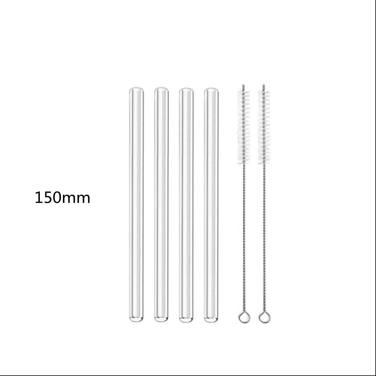 Glass Straws, Pearl Milk Tea Coarse Drinking Straws, Non-disposable Transparent Water Cups, Long Straws