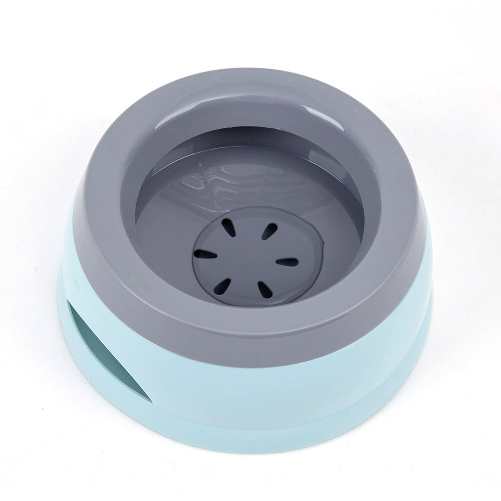 Pet Dog Bowls Floating Not Wetting Mouth Cat Bowl No Spill Drinking Water Feeder Plastic Portable Dog Bowl Support Dropshipping