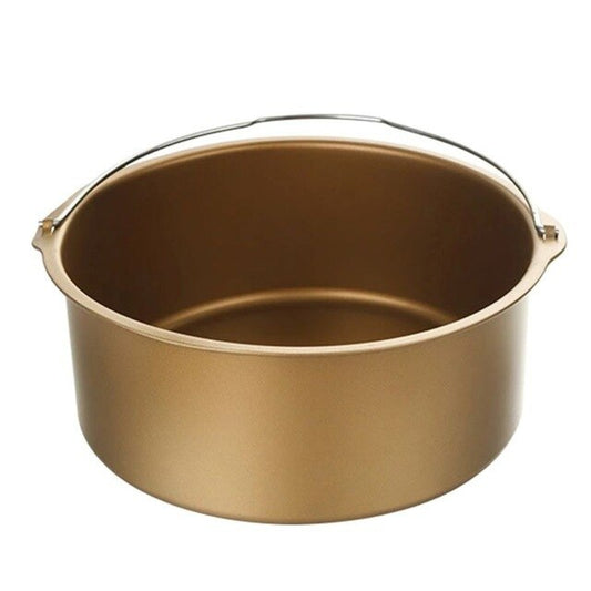 Modern Golden Round Non-sticky Bottom Cake Mold