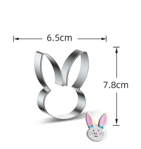 Stainless Steel Biscuit Mould Rabbit Egg Cake Mould