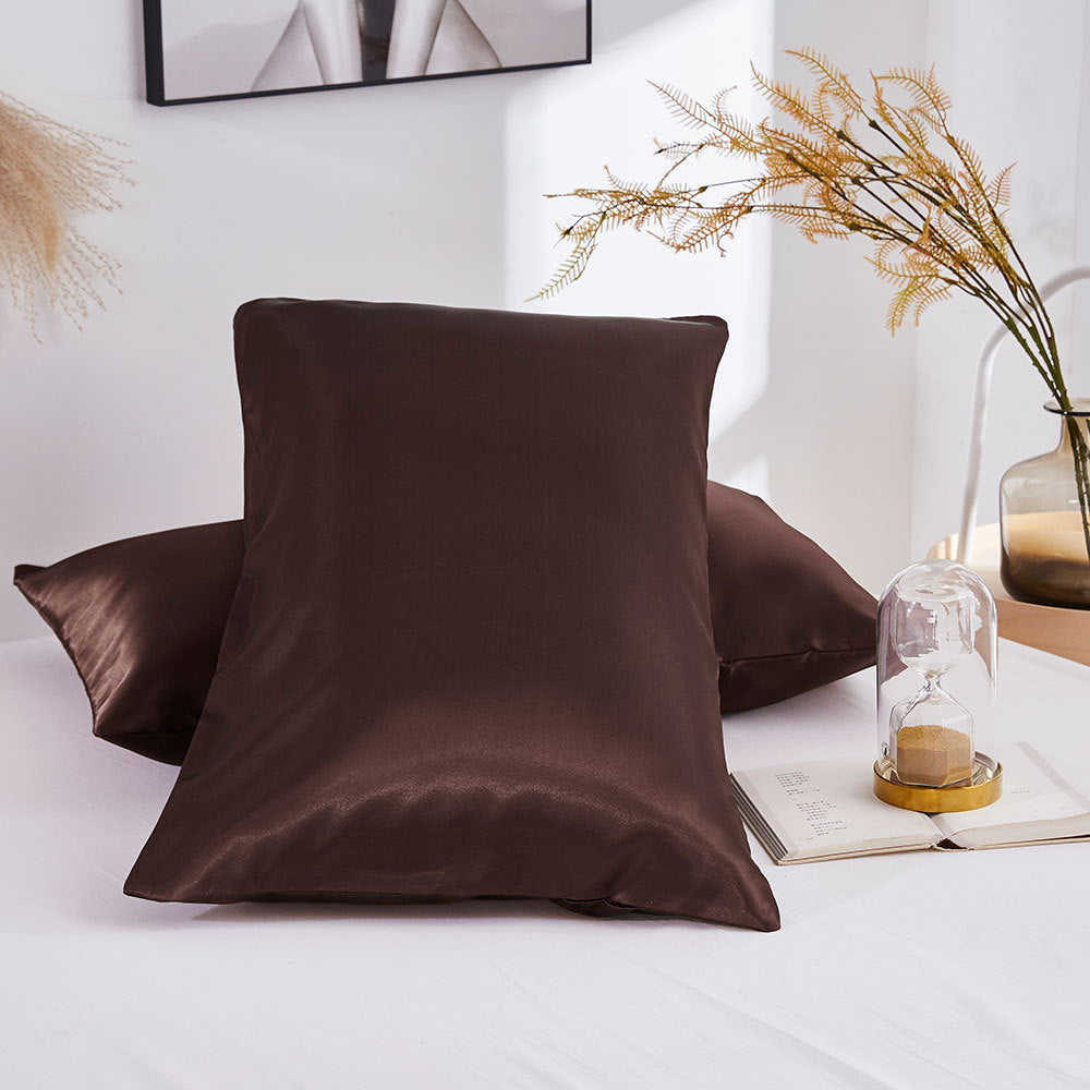 Silk double pillowcase