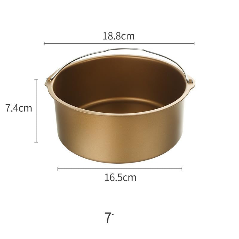 Modern Golden Round Non-sticky Bottom Cake Mold