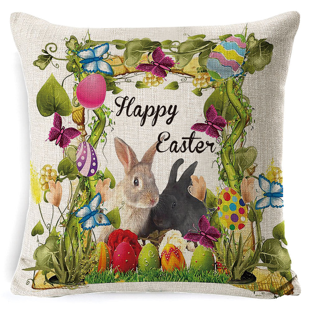 Cute Easter Bunny with Pillowcase