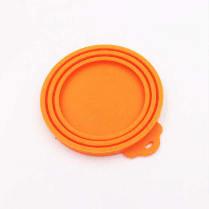 Silicone pet can cover cat and dog food can cover