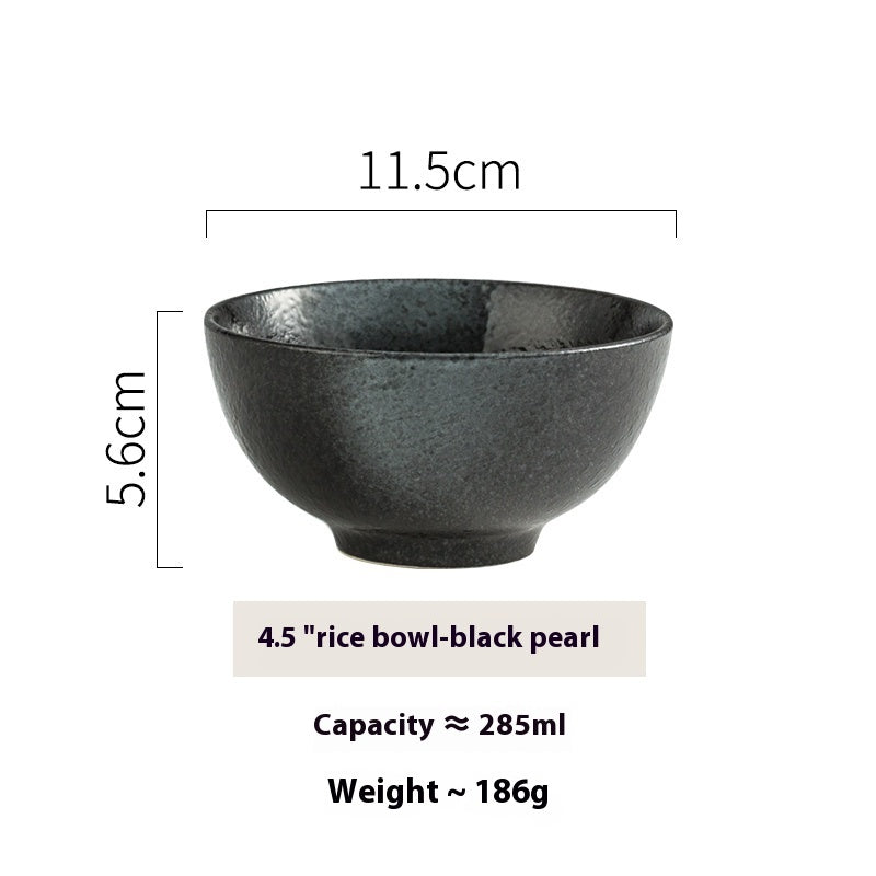 Household Tableware Ceramic Rice Bowl