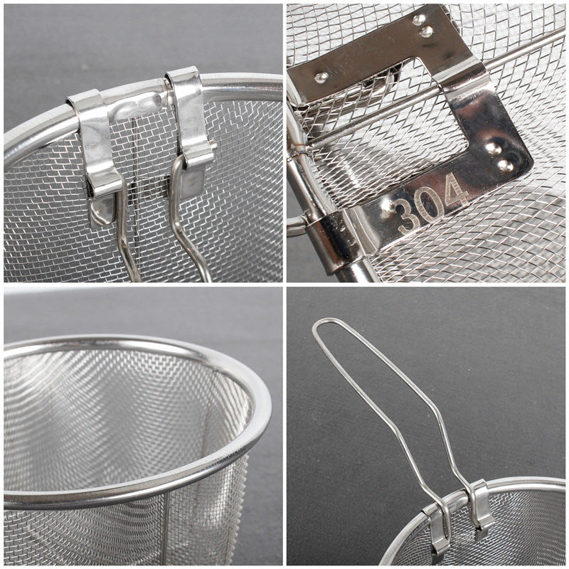 Stainless Steel Frying Basket Colander Strainer