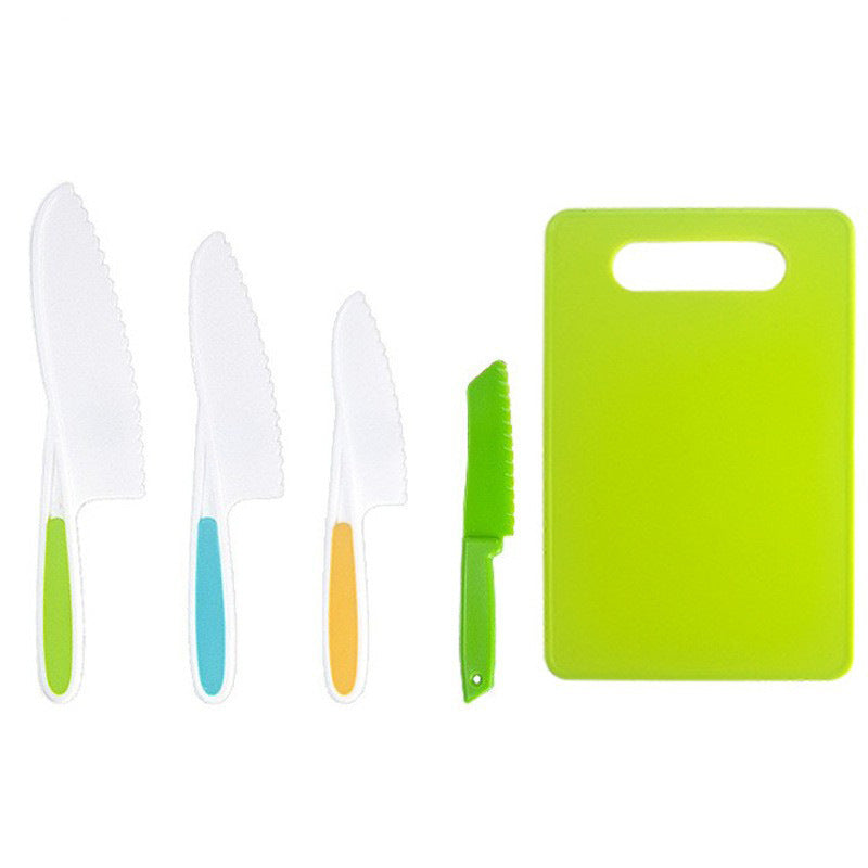 Children's Plastic Birthday Cake Stand Knife Toy Suit