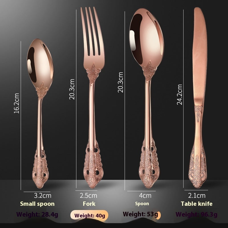 Household Hotel Special Steak Knife And Fork Set For Western Food