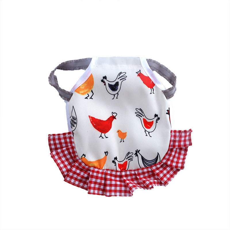 Apron Feather Protection Retainer Back Protector Chicken Saddle Apron Double