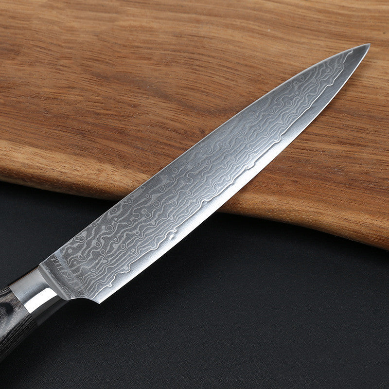 Damascus steel kitchen knife