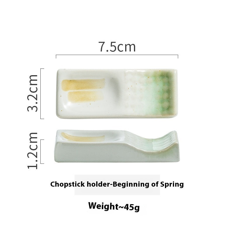 Ceramic Dual-use Dedicated Chopstick Holder Support