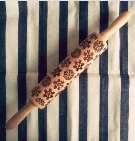 roller printed cookie dough stick