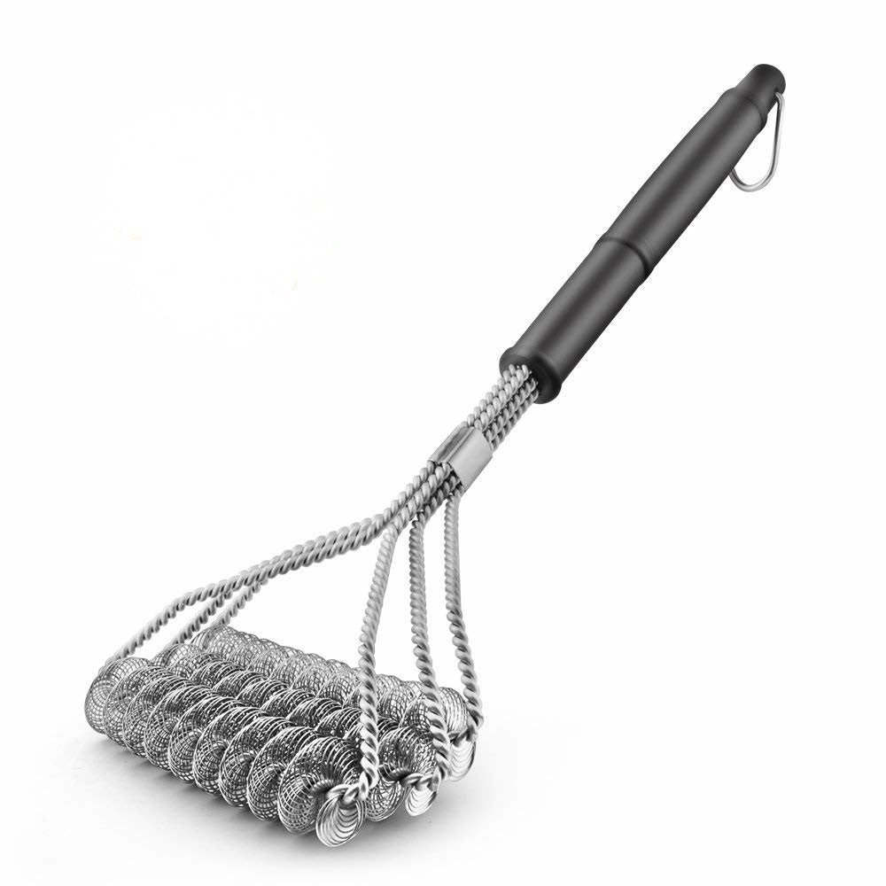 Barbecue Grill BBQ Brush Clean Tool Stainless Steel Wire Bristles Non-stick Cleaning Brushes