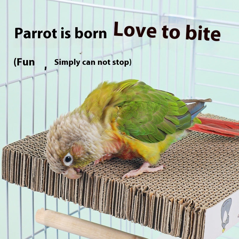 Parrot Toys Chinese Layer Pie Pet Bed Material