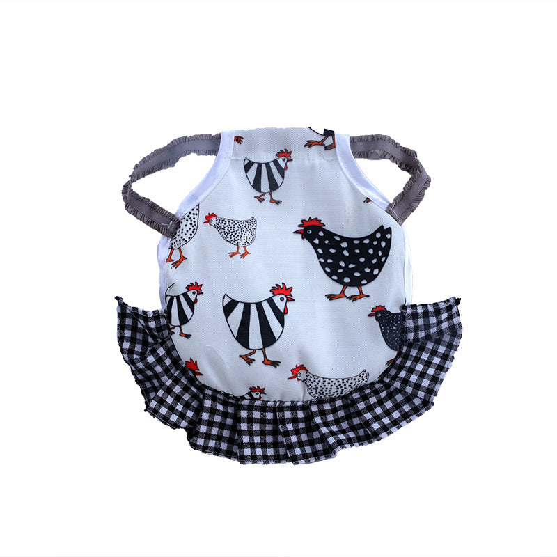 Apron Feather Protection Retainer Back Protector Chicken Saddle Apron Double