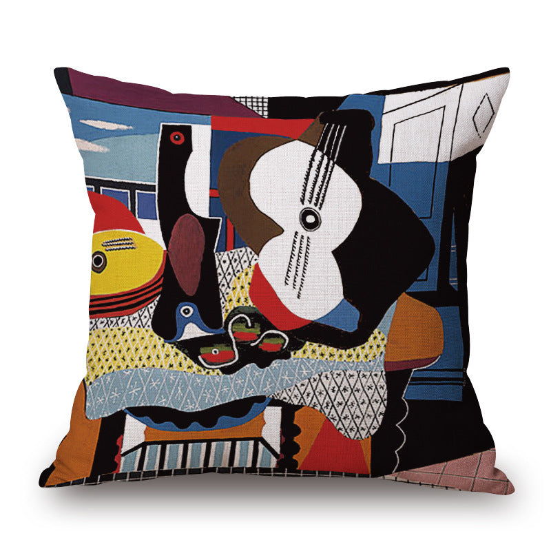 Picasso painting print pillowcase