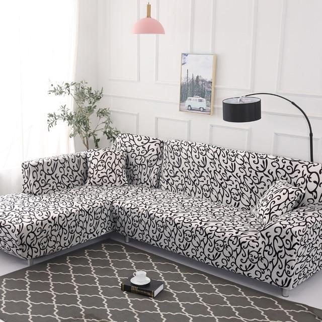 Modern Stretch Kaleidoscope Fabric Sofa Cover