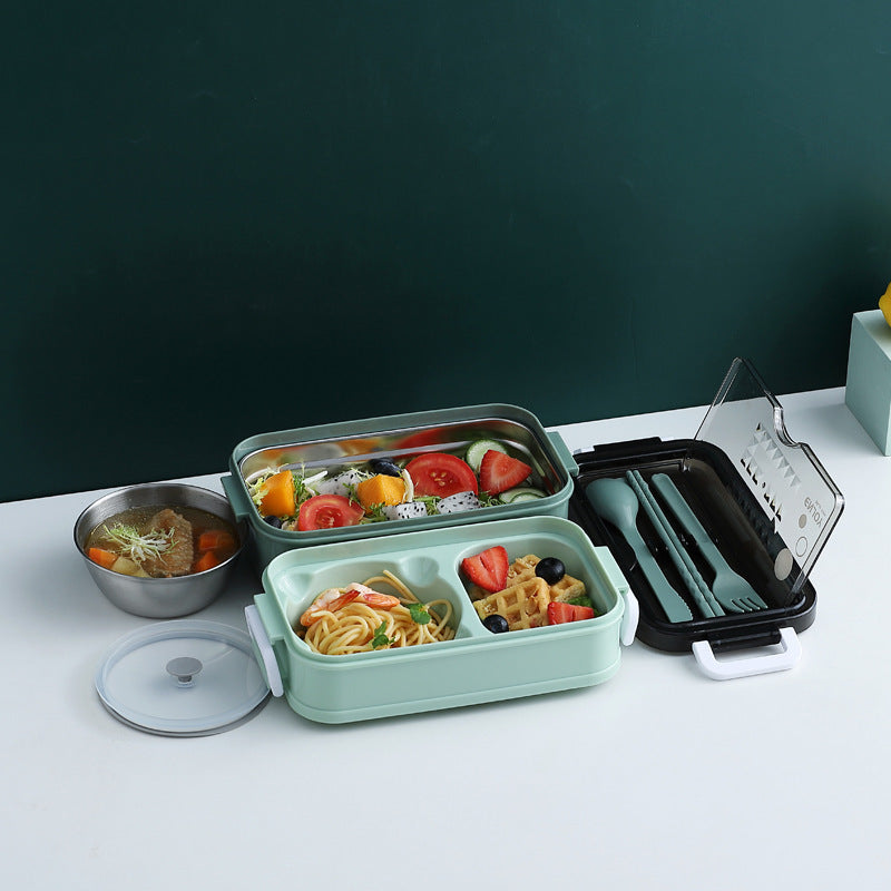 304 Stainless steel double-layer lunch box