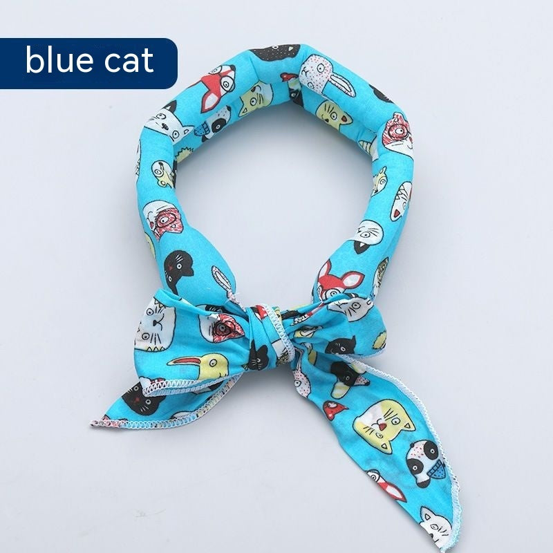 Pet Ice Scarf Summer Scarf Cooling And Heatstroke Prevention