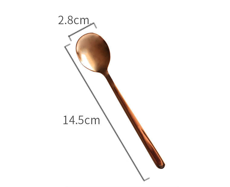 Golden spoon spoon coffee Nordic spoon stirring