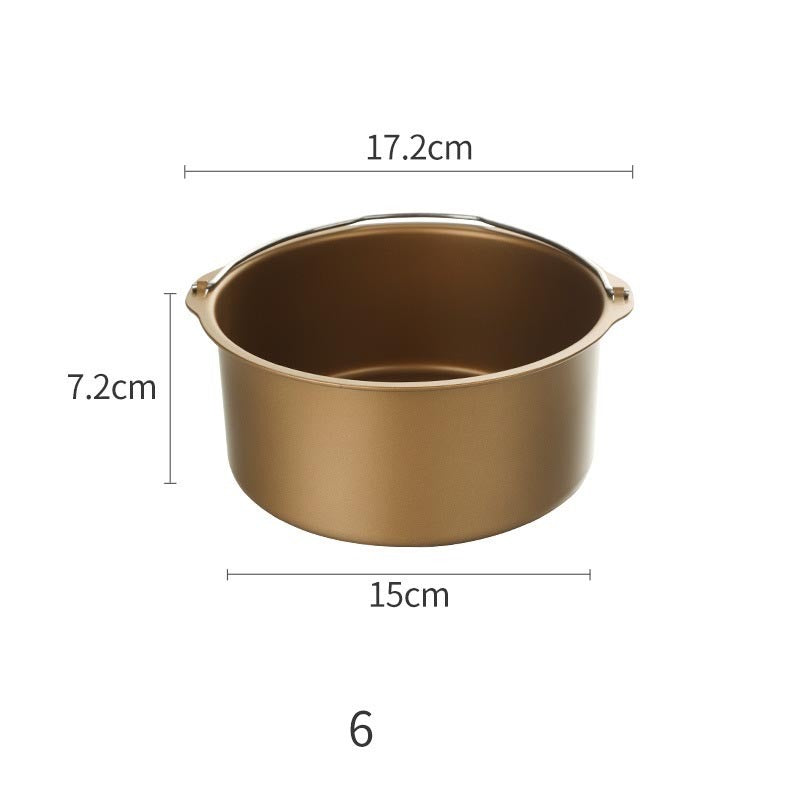 Modern Golden Round Non-sticky Bottom Cake Mold